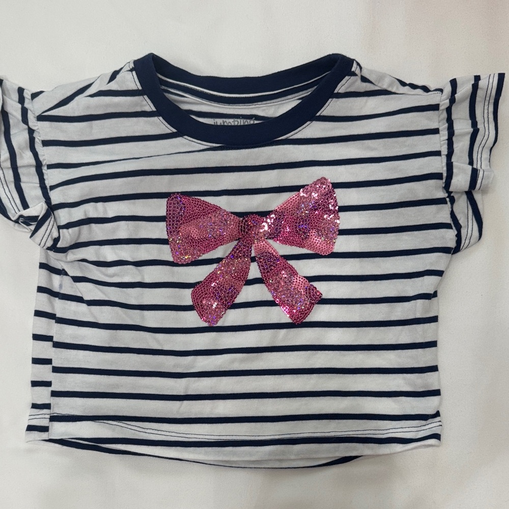 ❤️3 for $10! Jumping Beans Ruffle Bow Top